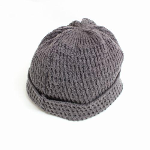 ROTOTO ロトトRECYCLED COTTON OPEN KNIT BEANIE リサイクルコッ...