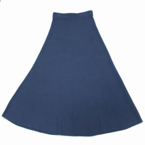 L'Appartement アパルトモン 20AW Knit Long Skirt ニットロングスカート 36 ブルー｜unstitch