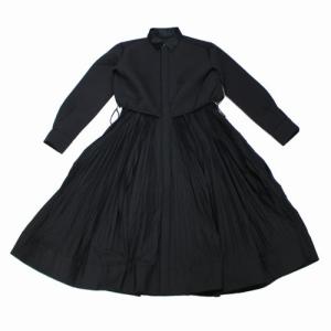 美品 17aw サカイ sacai タートルネック プリーツ ワンピース