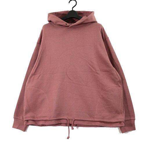 studio CLIP ニコアンド LMウラケフーディPO パーカー ブラウン