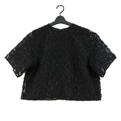 H BEAUTY&amp;YOUTH エイチ ビューティー&amp;ユース 24SS カットジャカード ブラウス ブ...