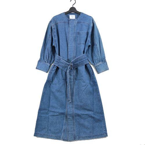 AMERI アメリ BELTED VARIOUSLY DRESS ワンピース インディゴ