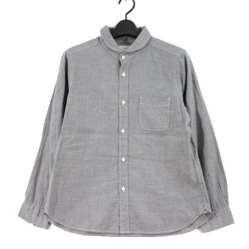 prit プリット コットン ラウンドカラーシャツ 1 グレー