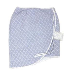 梨凛花 rinrinka 18AW キルティング 巻きスカート ブルー系