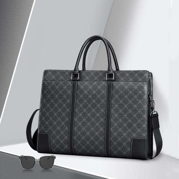ビジネスバッグ トートバッグ 耐水 大容量 PC収納 マルチポケット 立体型 通勤 ビジネス カジュ...
