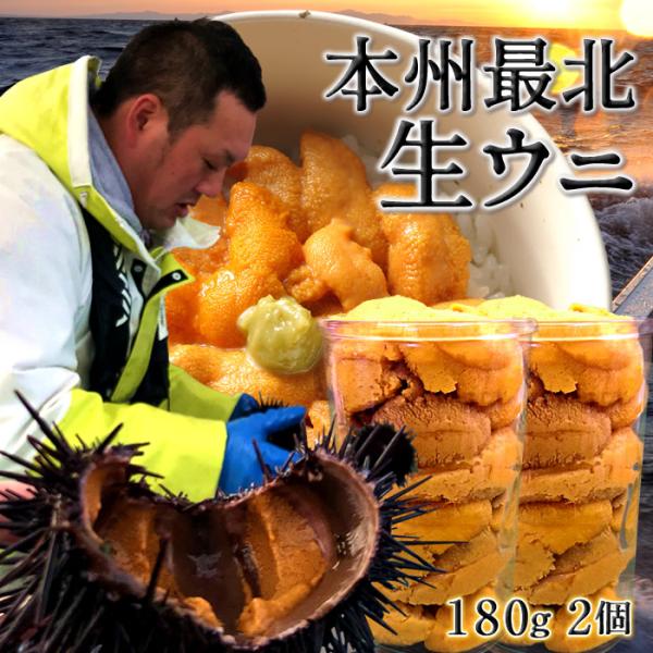 極上生うに＼新物／国産ウニ 大容量360g(180g×2本)最北漁師のワンカップ瓶詰め 青森県産 津...