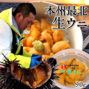 うに 塩水パック 生うに90g 漁師の生ウニ 極み 季節限定 青森県産 津軽海峡 大間 新鮮 キタムラサキウニ［ 父の日 ギフト 2024］｜uo-chuu