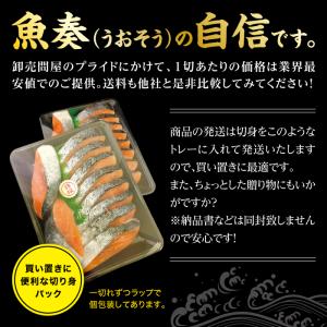 チリ産 甘塩銀鮭 切身 約70g×10切 さけ...の詳細画像3