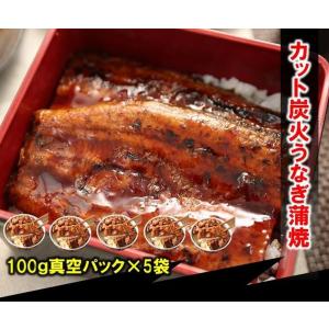 うなぎ蒲焼 切身カット 100g×5P 訳あり...の詳細画像1