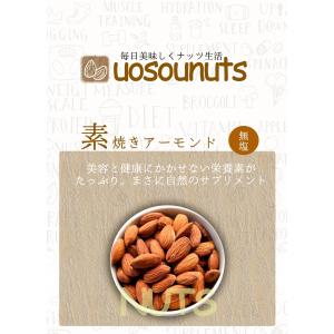 素焼きアーモンド 無塩 無添加 ナッツ メガ盛...の詳細画像1