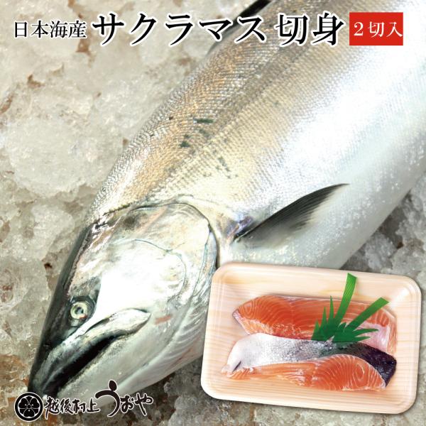 サクラマス 本鱒 切身 (生2切入)　桜鱒 切り身 鮮魚 魚