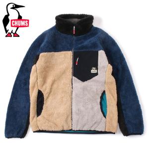 チャムス ボンディング フリースジャケット メンズ フルジップ CHUMS CH04-1277 C078 マルチカラー