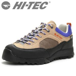 ハイテック スニーカー アオラギ WP シューズ アウトドア HI-TEC HKU11 ベージュ 耐水
