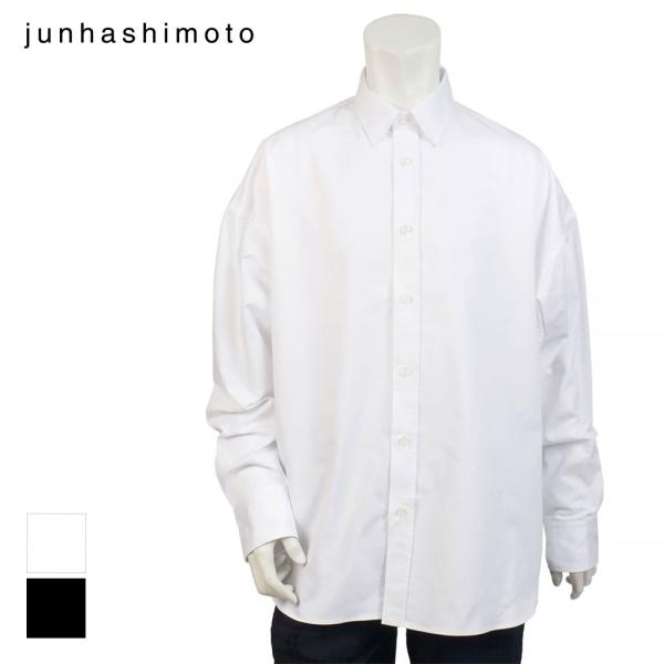 junhashimoto ジュンハシモト メガ ビッグ シャツ ホワイト ブラック FREE 106...