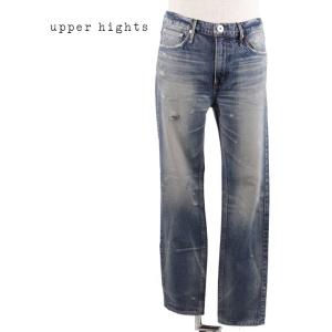 【セール】upper hights アッパーハイツ THE FINE テーパード デニムパンツ ダメ...