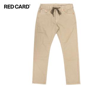 RED CARD レッドカードメンズShore ショア Easy Skinny イージースキニー ストレッチ テーパード パンツ 22818 ベージュ 国内正規品｜up-avanti