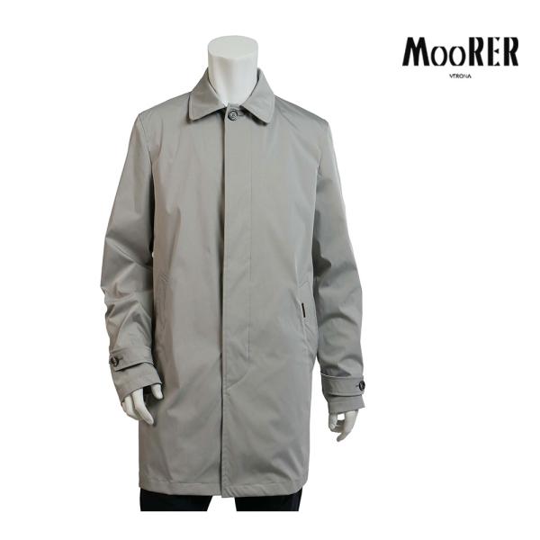 MOORER ムーレー VITTOR ヴィトール ステンカラーコート marmo グレー ミドル丈 ...