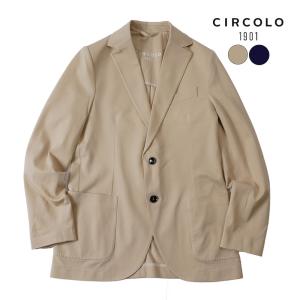 CIRCOLO 1901 チルコロ1901 ピケ ストレッチジャージー テーラード