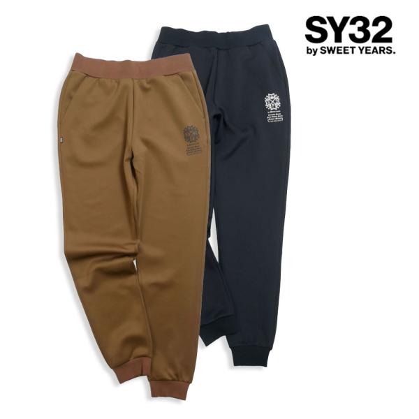 SY32 by SWEET YEARS エスワイ32 バイ スウィートイヤーズ ダブルニット パンツ