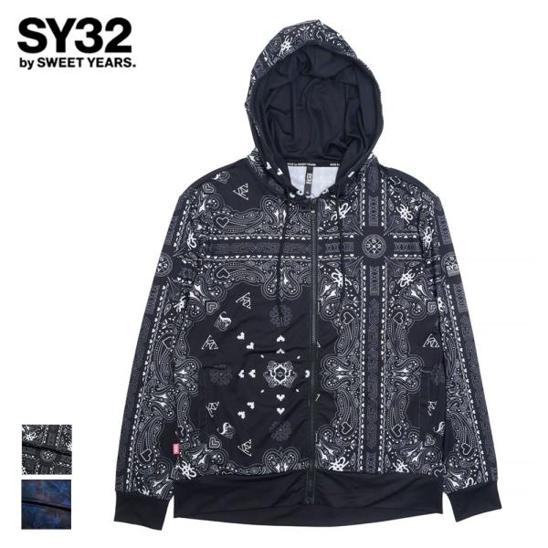 SY32 by SWEET YEARS エスワイ32 バイ スウィートイヤーズ ラッシュガード ジッ...