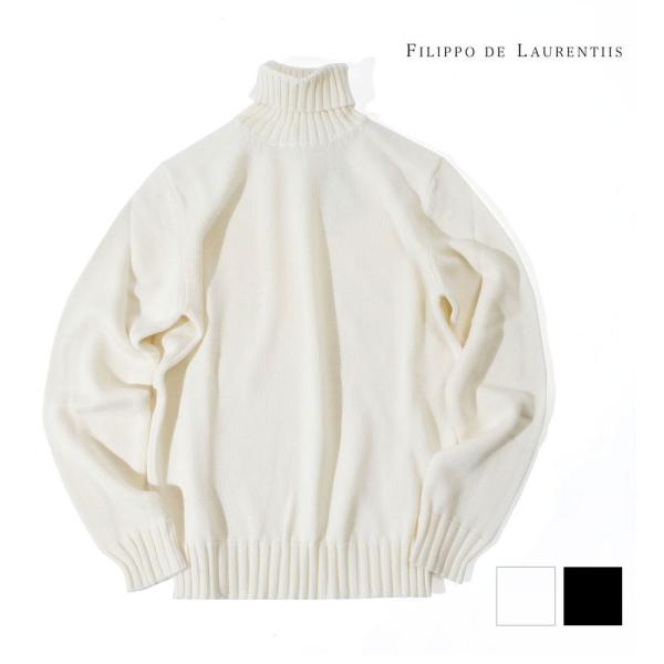 FILIPPO DE LAURENTIIS フィリッポ デ ローレンティス メンズ メリノウール タ...