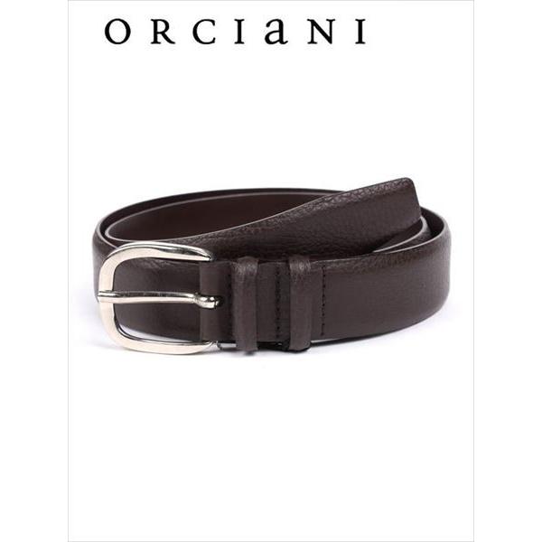 【セール】ORCIANI オルチアーニ レザーベルト 730 ブラウン 519-63181003 国...