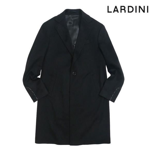 LARDINI ラルディーニ カシミア シングル チェスターコート ブラック nero 521672...