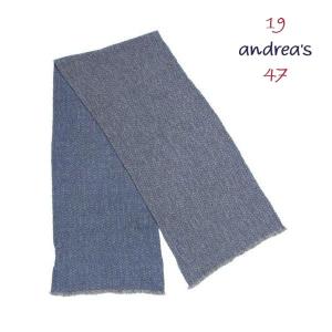 アンドレアズ大判ストール 　19 andrea's 47 カシミヤ大判ストール 19 ANDREA'S 47 アンドレアズ 1947 ストール カシミヤ 大判 2トーン