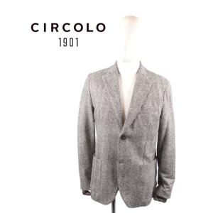 【SALE】CIRCOLO1901 チルコロ1901 2B シングルテーラードジャケット ジャージー...