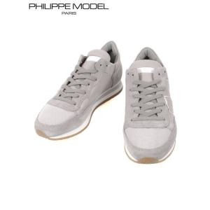PHILIPPE MODEL フィリップモデル レザースニーカー メッシュ スエードコンビ 9215...