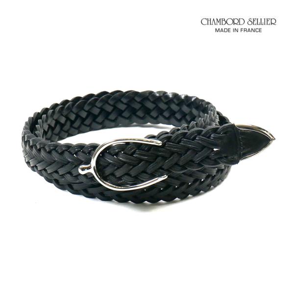 CHAMBORD SELLIER シャンボールセリエ CATUS メッシュベルト ブラック Catu...