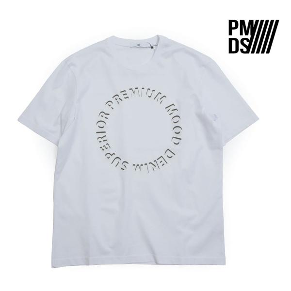 P.M.D.S ピーエムディーエス 半袖カットソー Tシャツ ホワイト 白 M L XL XXL c...