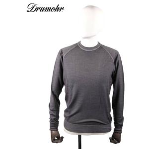 DRUMOHR（ドルモア） 長袖 クルーネックニットセーター メリノウール