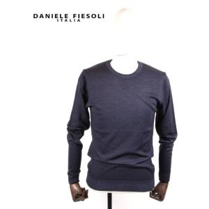 【セール】DANIELE FIESOLI ダニエレ フィエゾーリ ハイゲージクルーネックニットセータ...