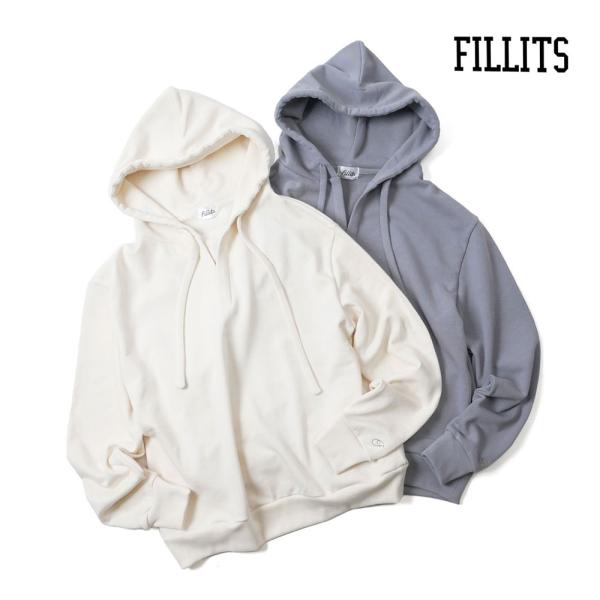 【セール】Fillits フィリッツ メンズ プルオーバー パーカー フーディー 長袖 無地 シンプ...