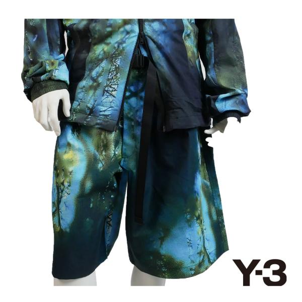 Y-3 ワイスリー M AOP RPSTP SH ショートパンツ ショーツ S M jn1718 M...