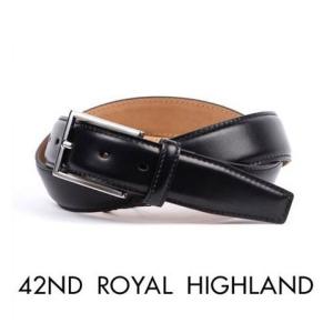 42nd ROYAL HIGHLAND フォーティーセカンドロイヤルハイランド カーフベルト カーフレザーベルト ダークブラウン KB06F-11 国内正規品｜up-avanti