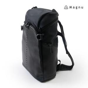 Magnu マヌー バックパック URBANIZE pack リュック レザー 本革 ブラック km-168 国内正規品｜up-avanti