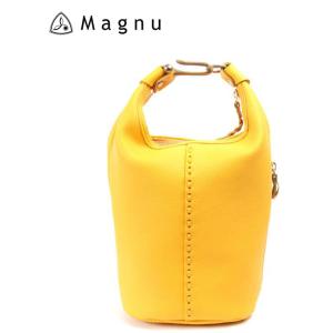 【国内正規品】 MAGNU マヌー KEG POUCH CLASS ケッグポーチ ミニバッグ レザー 本革 KM-447-YEA イエロー｜up-avanti