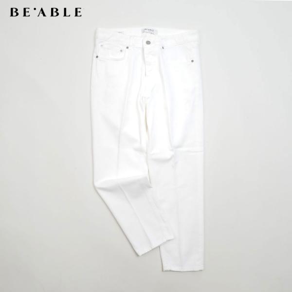 BE ABLE ビーエイブル デニム パンツ leonardo shorte ホワイト