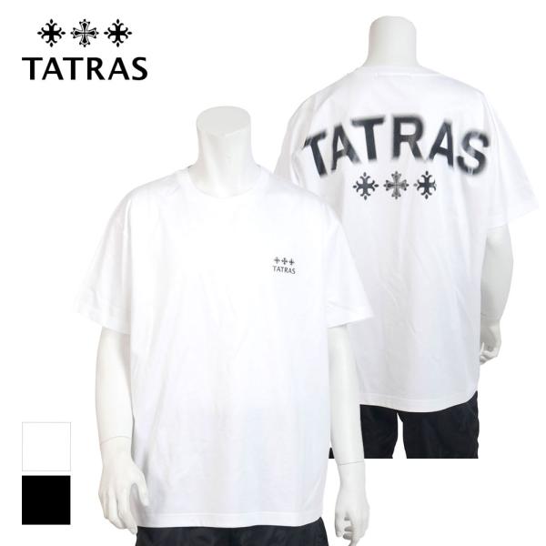 TATRAS タトラス TIDEO ティデオ 半袖 カットソー white black mckz03...