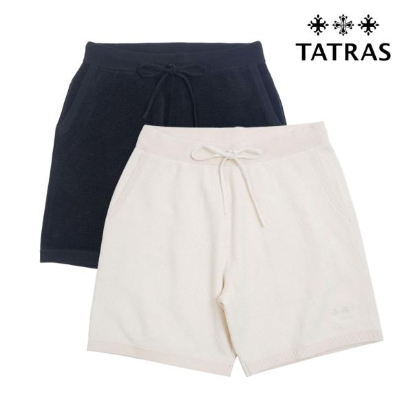 TATRAS タトラス NIDRI  ショートパンツ ivory black mckz0593053...