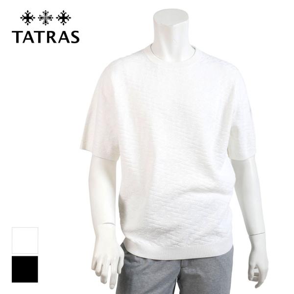 TATRAS タトラス CASTORE カストーレ ニット Tシャツ white black mck...