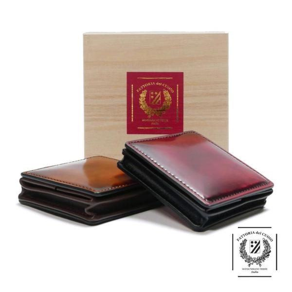 FATTORIAdelCUOIO ファットリア・デル・クオーイオ メンズ レザー コインケース 牛革...