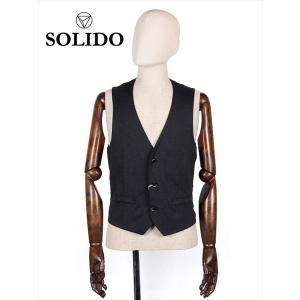 SOLIDO 【セール】SOLIDO ソリード CAMALEONTE 度詰め天竺 4B ジレ 