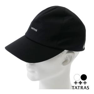 TATRAS タトラス メンズ HITEN ロゴ キャップ mtat23s2054-u ホワイト ブラック レディース ユニセックス 国内正規品｜up-avanti