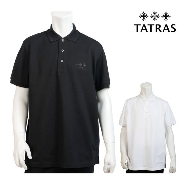 TATRAS タトラス GEO ジェオ メンズ 半袖 ポロシャツ ホワイト ブラック 白 黒 2 3...