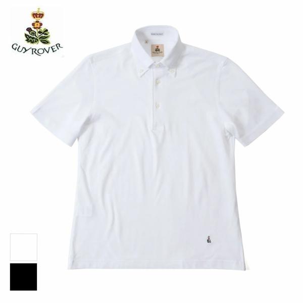 GUY ROVER ギローバー ボタンダウン ポロシャツ 半袖 pc224-561500 S M L...