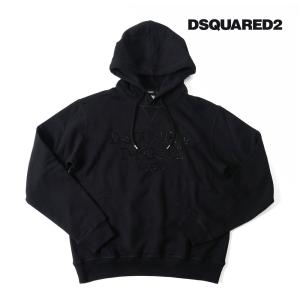 【関税込み】Dsquared2 ブラック Cool Fit フーディ DSQUARED2 パーカー COOL FIT ZIPPED HOODIE /0251 メンズ