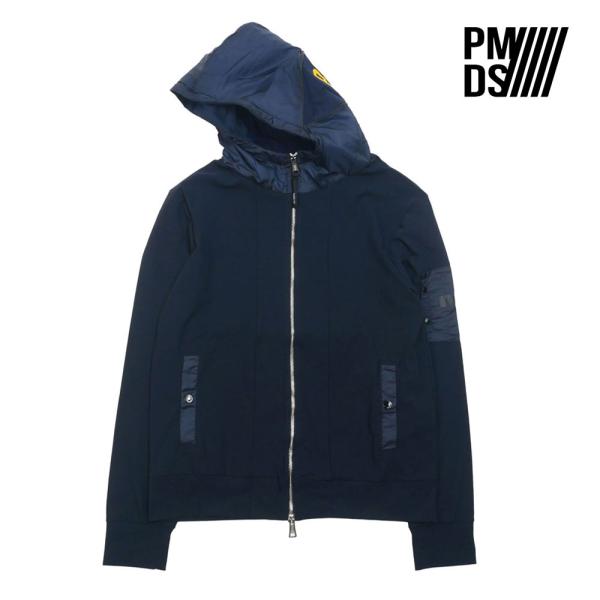 P.M.D.S ピーエムディーエス ジップアップ パーカー ネイビー 紺 M L XL sipho ...
